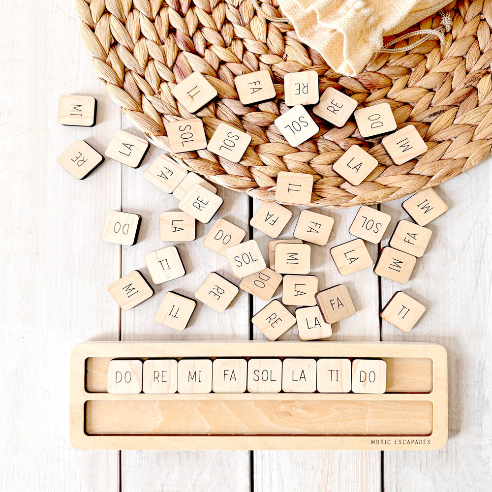 Wooden Solfege Tiles