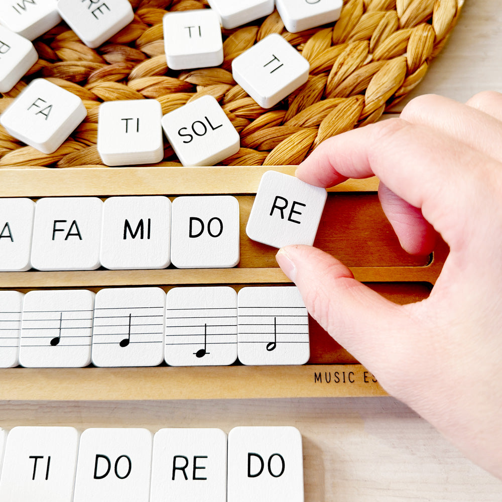 Wooden Solfege Tiles