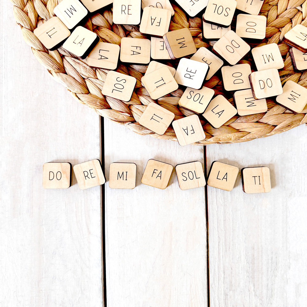 Wooden Solfege Tiles