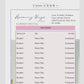 Summer Floral Recital Program (Canva Template)