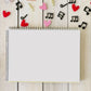 Piano Keys Metal Stencil