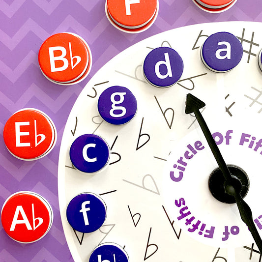 Circle of Fifths Magnetic Spinner Board