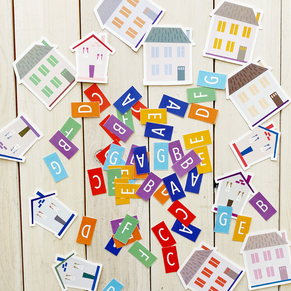 Alphabet Tiles and Note Houses