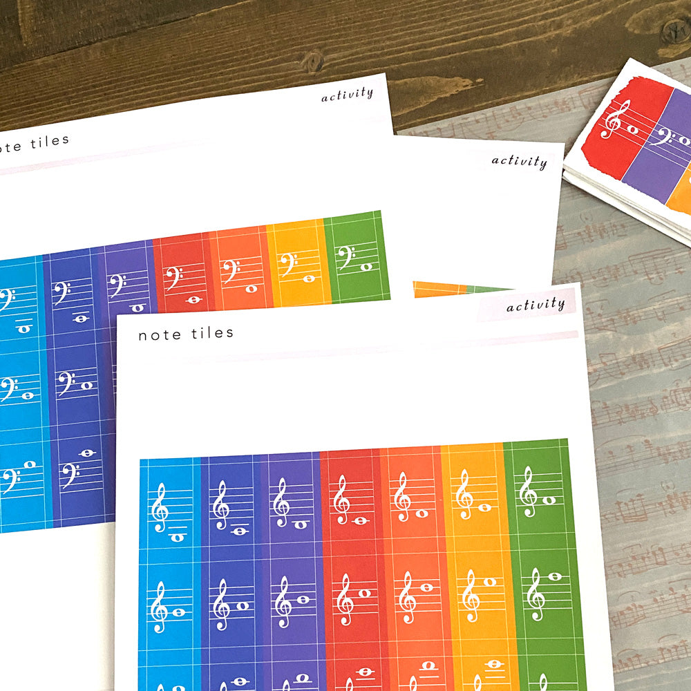 Note Tiles and Flashcards – Music Escapades Shoppe