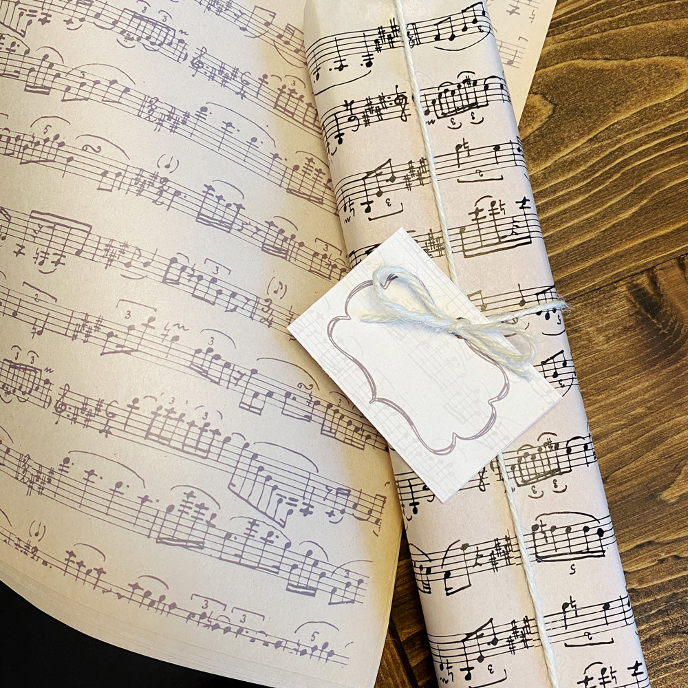 Sheet Music Gift Advanced Wrap