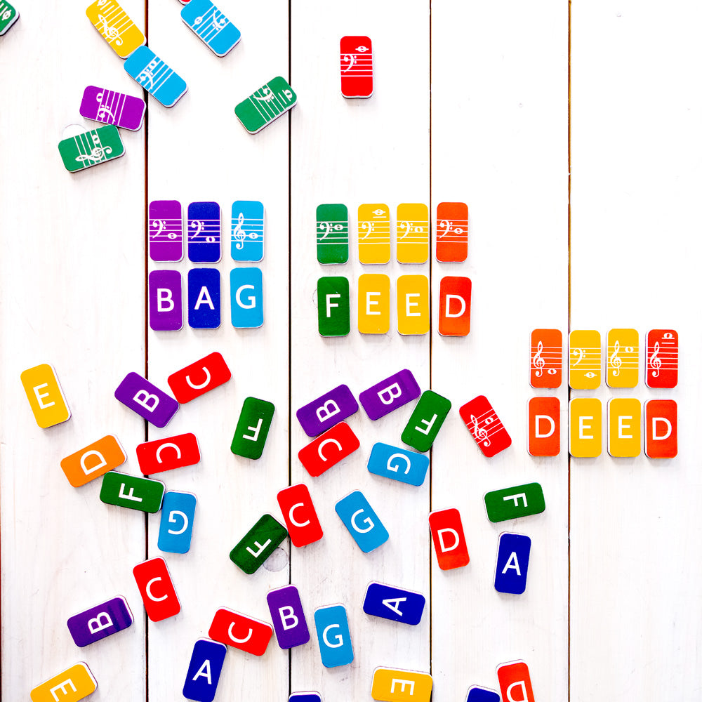 Magnetic Alphabet and Note Tiles