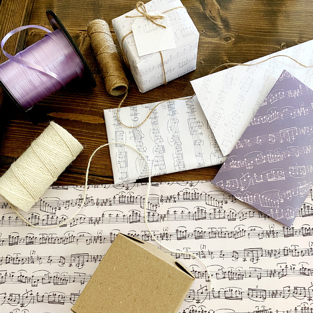 Music gift clearance wrap