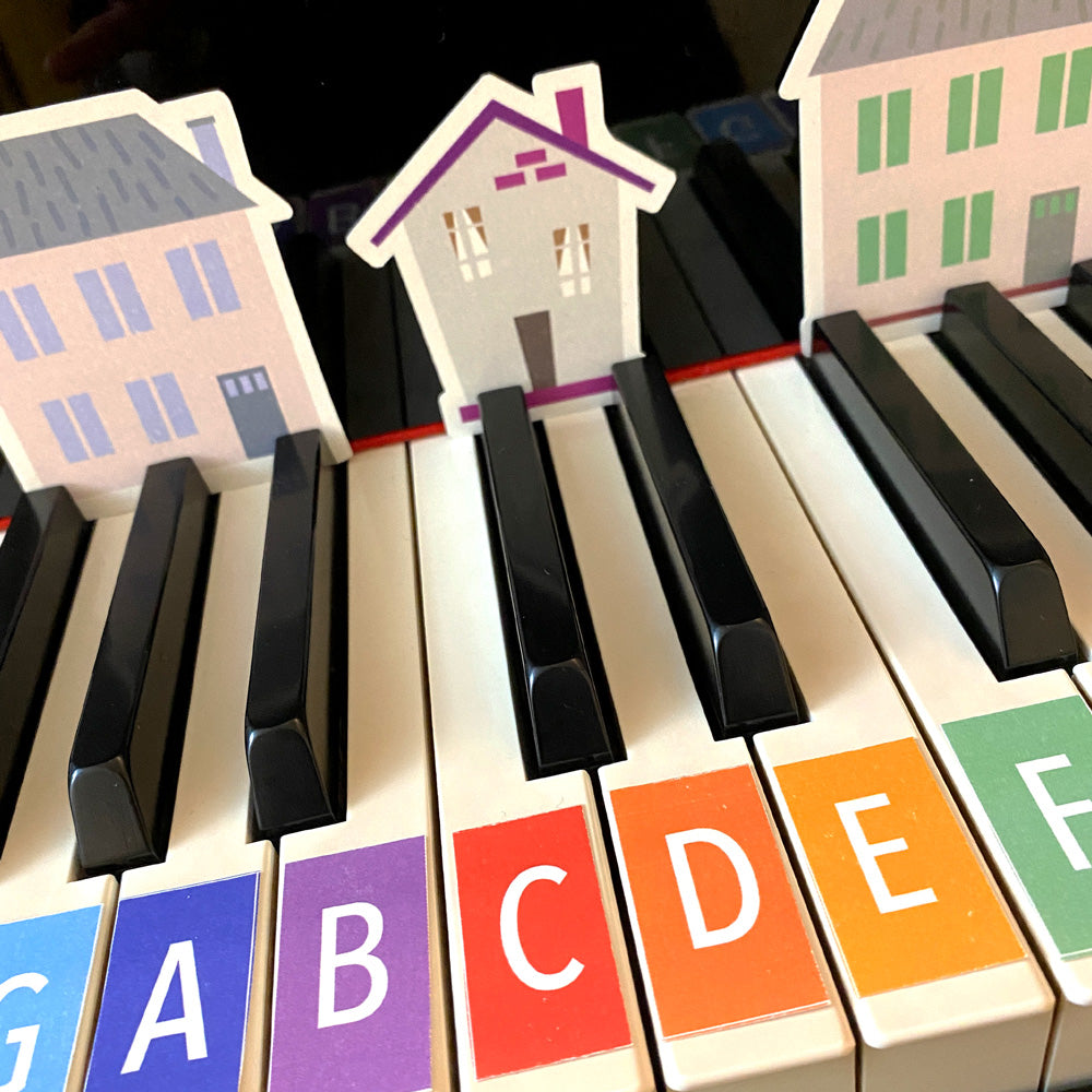 Alphabet Tiles and Note Houses