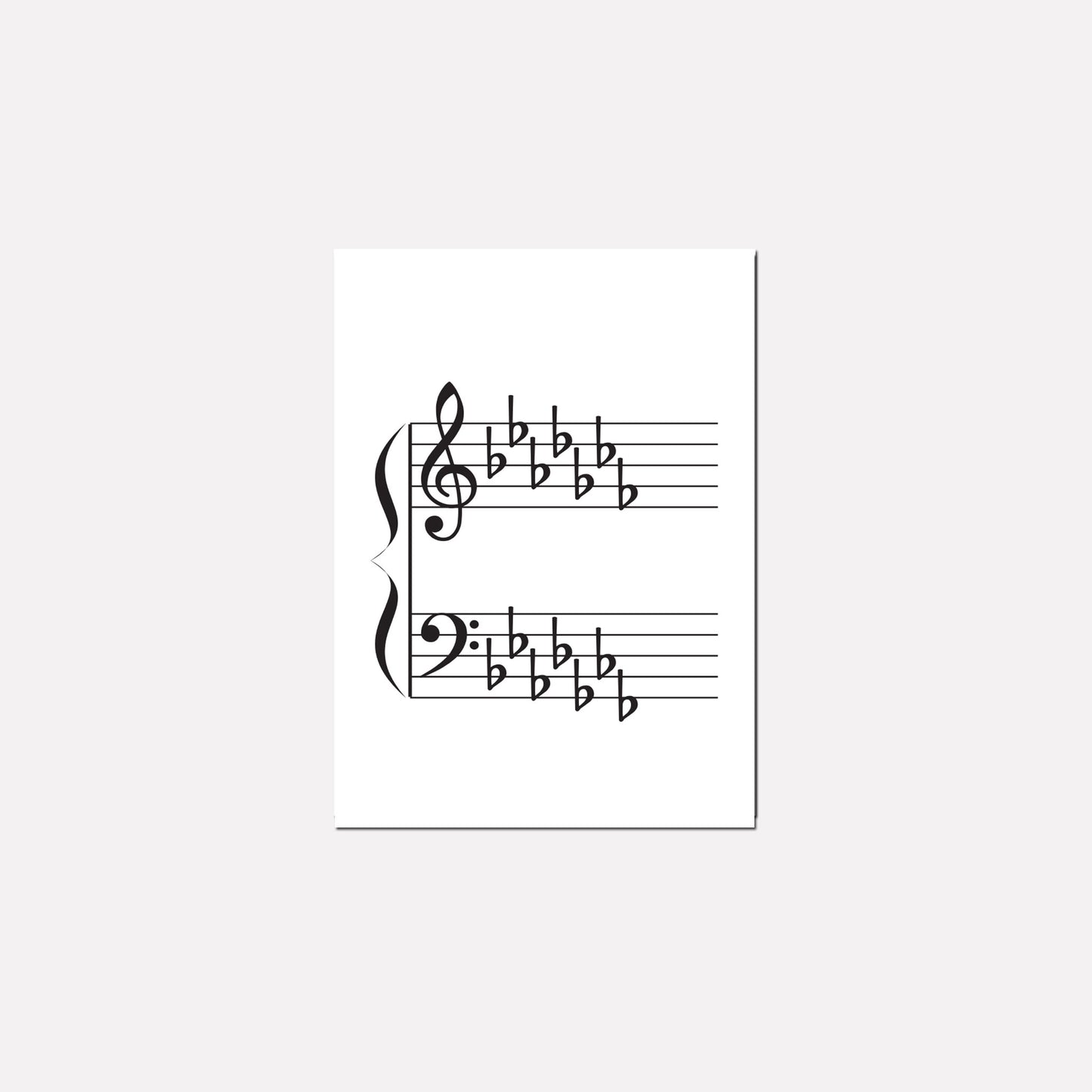 Note and Key Signature Flashcards (Student Set)