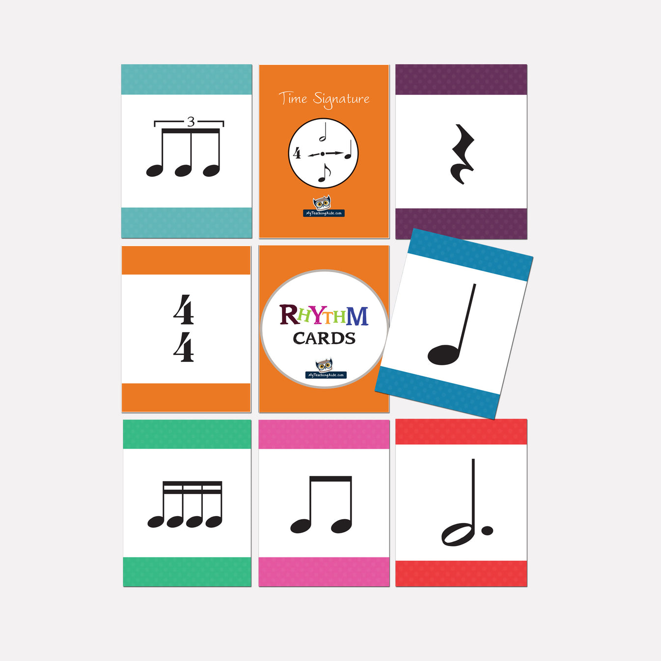 Rhythm Flashcards Music Escapades Shoppe
